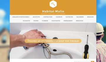 Habitat Malin, plateforme d'information des métiers de construction de logement