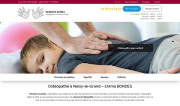 Emma Bordes, votre ostéopathe à Noisy-Le-Grand