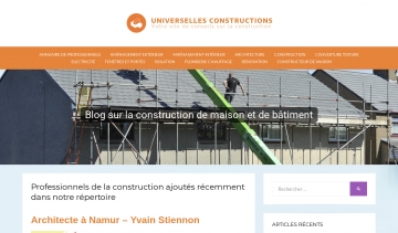 Universelles Constructions, votre blog ultime sur le bâtiment