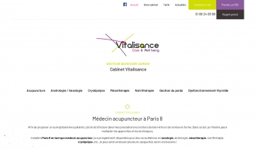Cabinet Vitalisance : cabinet d'acupuncture et de bien-être à Paris