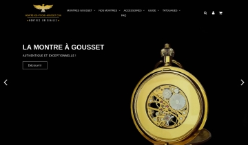 MONTRE-DE-POCHE-GOUSSET.COM, boutique de vente de montres à gousset