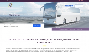 CAPITALE CARS, location de bus avec chauffeur à Bruxelles
