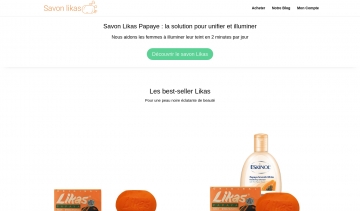Savon-Likas.com, boutique en ligne du savon Likas papaya