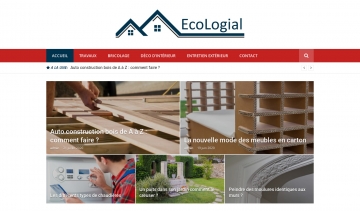 Ecologial, blog sur les travaux, le bricolage, la décoration, etc.