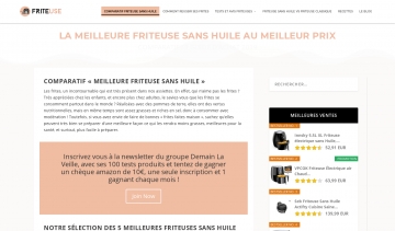 Friteuse, comparatif et guide d'achat des meilleures friteuses sans huile