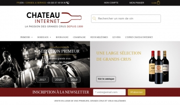 Château Internet, une plateforme pour acheter du vin sur Internet