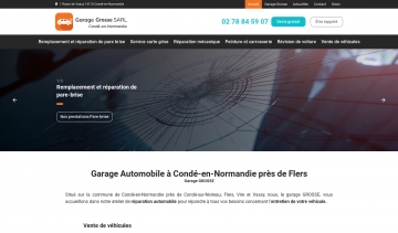 GARAGE GROSSE : garage automobile à Condé-en-Normandie près de Flers