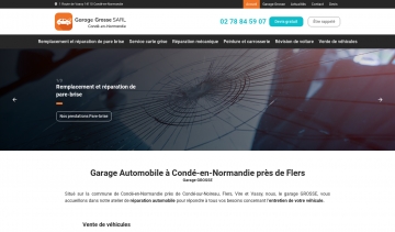 GARAGE GROSSE : garage automobile à Condé-en-Normandie près de Flers