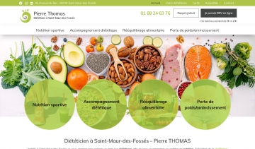Pierre THOMAS, meilleur spécialiste de la diététique à Saint-Maur-des-Fossés
