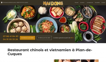 Hai Dong, votre restaurant chinois à Plan-de-Cuques