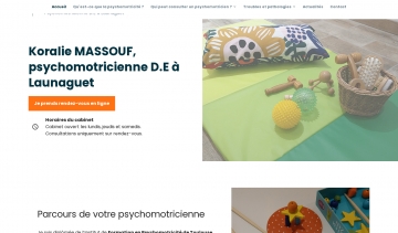 Koralie MASSOUF, votre spécialiste en psychomotricité à Launaguet