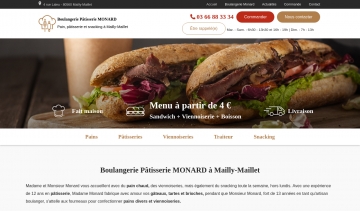 Boulangerie Monard: pour la commande de vos gâteaux à Mailly-Maillet