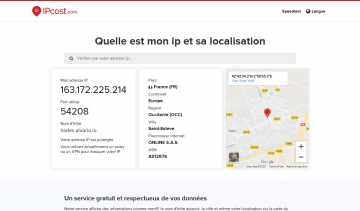 ipcost, l'interface pour connaitre mon IP