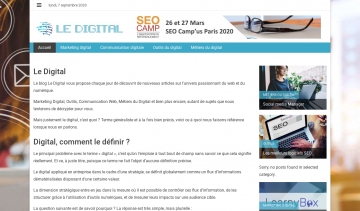 Le-digital, le blog sur l'univers du digital