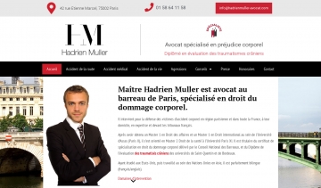 Hadrien Muller, l'avocat en droit du dommage corporel