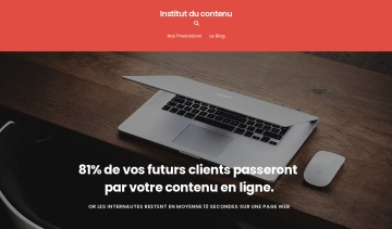 Institut du Contenu, trouver du contenu pour sa page web