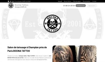 Bocina-tattoo.com, salon pour des tatouages réalistes près de Paris