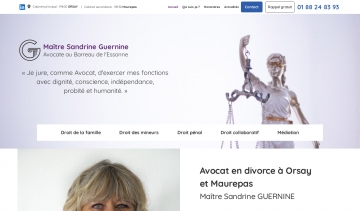 Maître Sandrine Guernine, avocate au Barreau de l'Essonne