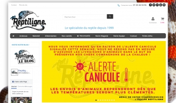 Reptiligne, animalerie spécialiste des reptiles en ligne
