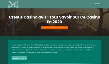 Cresus Casino avis: tout savoir sur Cesus Casino en 2020