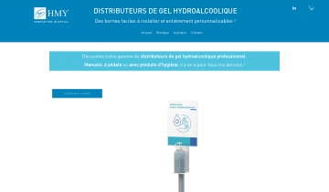 HMY France - Distributeurs de Gel Hydroalcoolique
