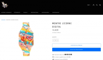 Licorne Cosmique: votre boutique de montre licorne digital