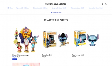 Univers Lilo & Stitch, spécialiste de vente de figurines, de vêtements de la saga Lilo et Stitch