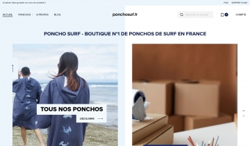 ponchosurf.fr, la boutique en ligne des ponchos de surf en France