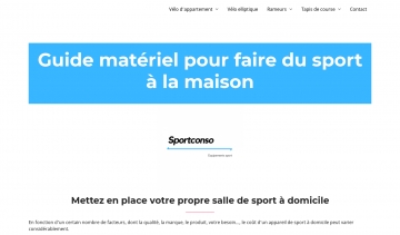 Sportconso, le guide d'informations sur le matériel de sport