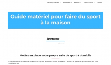 Sportconso, le guide d'informations sur le matériel de sport