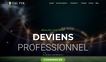 Tac Tyk, site de conseils pour devenir footballeur professionnel