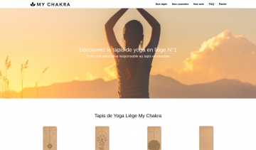 My Chakra, vente de tapis de yoga en liège