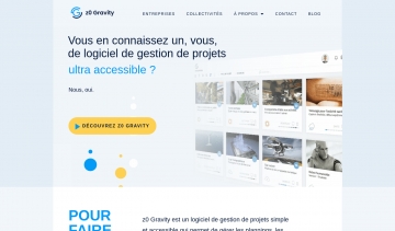 z0 Gravity : logiciel de gestion simple efficace de projets 