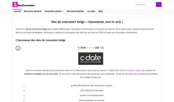 Sites de rencontre : classement des meilleurs sites de rencontre belge
