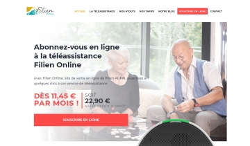 Téléassistance Filien Online : suivi à domicile de séniors, une solution sûre et de qualité