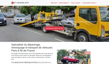 Dépannage Automobile Paris, entreprise de dépannage et remorquage de véhicules sur Paris