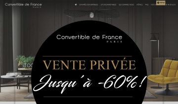 Convertible de France : des canapés convertibles confortables et sur-mesure