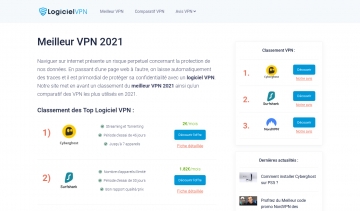 Logiciel VPN : guide web des meilleurs logiciels VPN en 2021