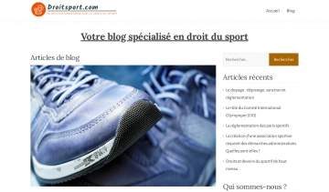 Droit Sport : blog de conseils et d'informations sur le droit du sport