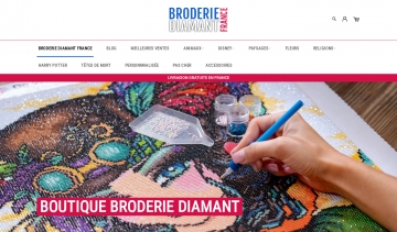 Broderie Diamant France, meilleur site pour commander une broderie diamant 