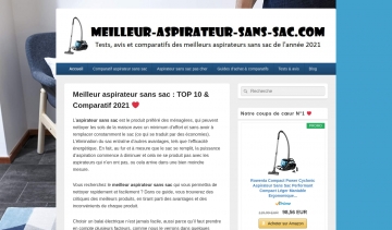 Meilleurs aspirateurs sans sac 2021