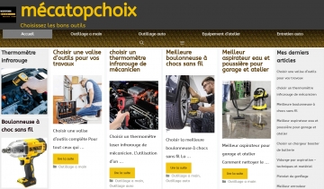Meca Top Choix, guide complet sur l'outillage mécanique