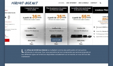 Forfait-box.net, trouvez le bon box internet