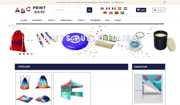 Abcprint.shop : Objets et textiles publicitaires et personnalisés