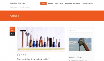 Atelier Béton, votre blog sur le bricolage et les travaux de la maison
