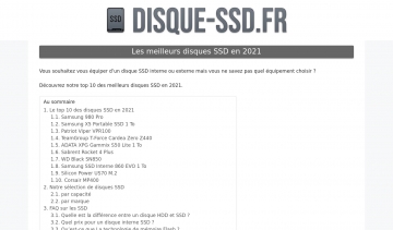 Disque-ssd.fr, le guide sur les disques durs SSD de l’année