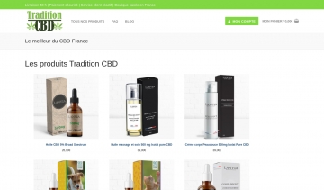 Tradition CBD, le spécialiste des produits en CBD en France