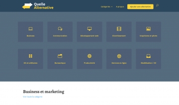Quelle alternative, trouvez les meilleures alternatives aux logiciels et applications