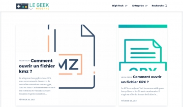 Le Geek Moderne, plateforme d'actualité high-tech et business