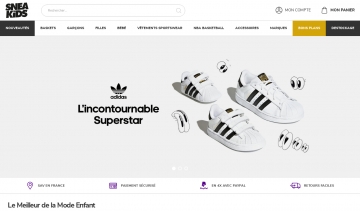 Sneakids, boutique en ligne de vêtement pour enfants